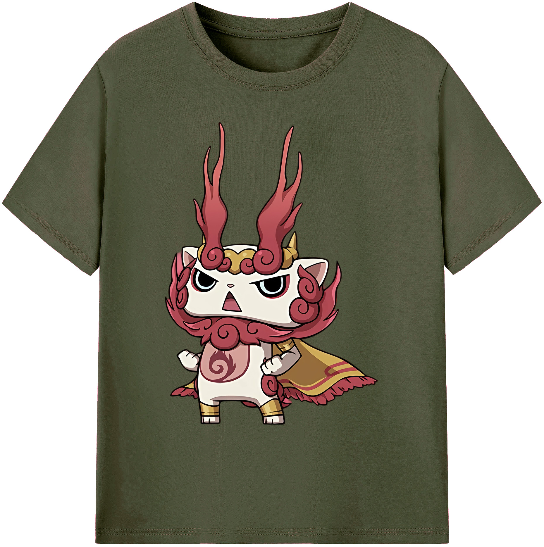 （画像用） 妖怪ウォッチ Yo-kai Watch 綿100％ メンズ半袖Tシャツ｜肌触りやわらか＆通気性